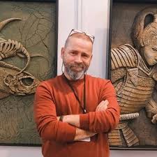 Portrait of artist Timur Tekbas